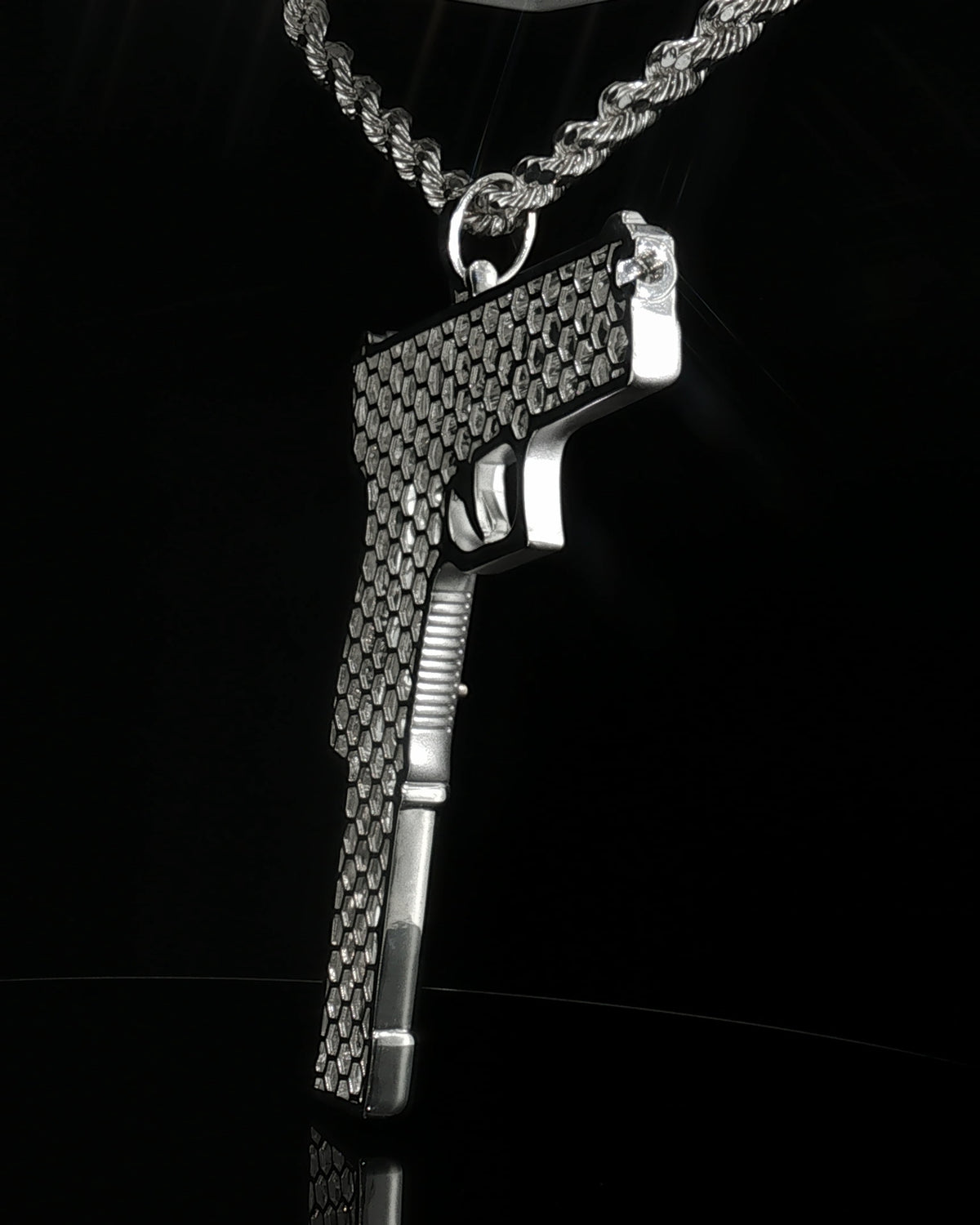 D&D Glock Pendant Sterling Silver