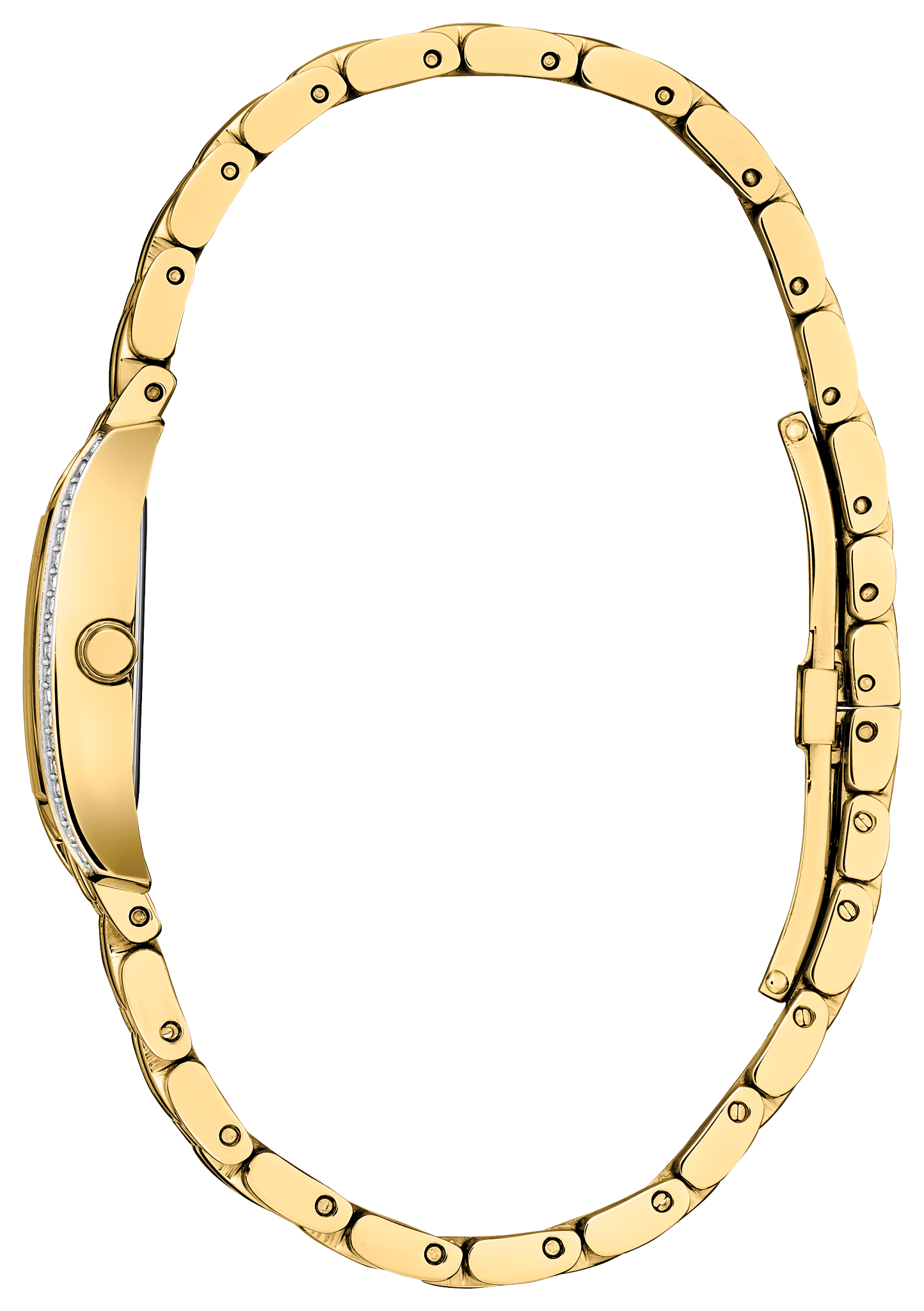 Citizen Petite Palidoro Black Dial Gold-Tone Stainless Steel Watch EG7112-59E