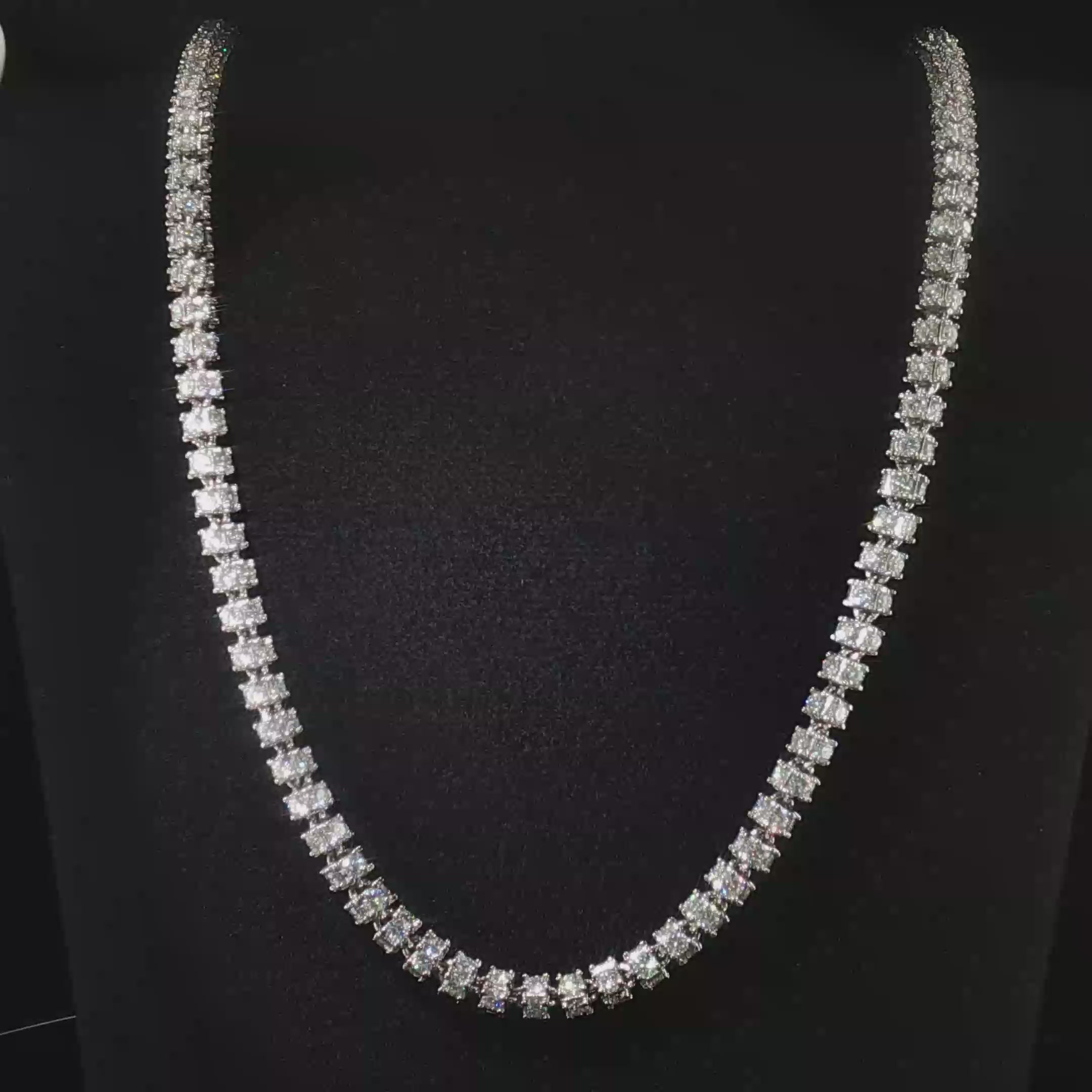 7mm Moissanite Tennis Chain