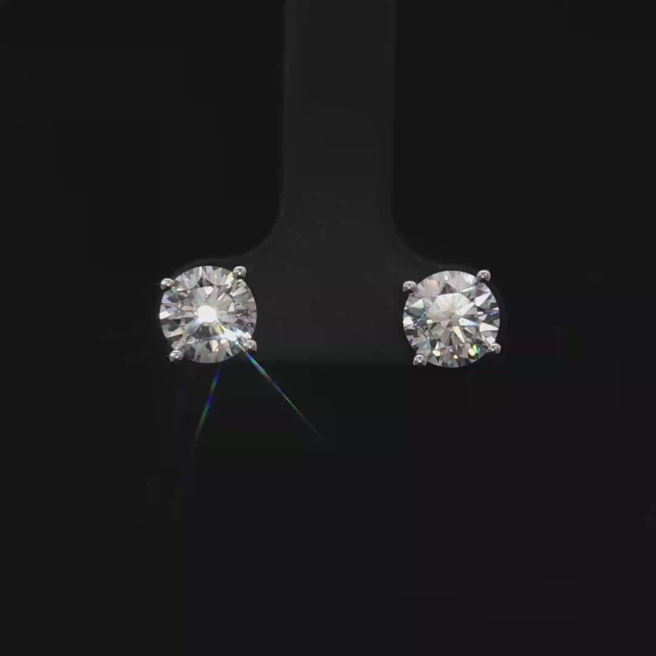 14K 2ctw Lab Grown Diamond stud