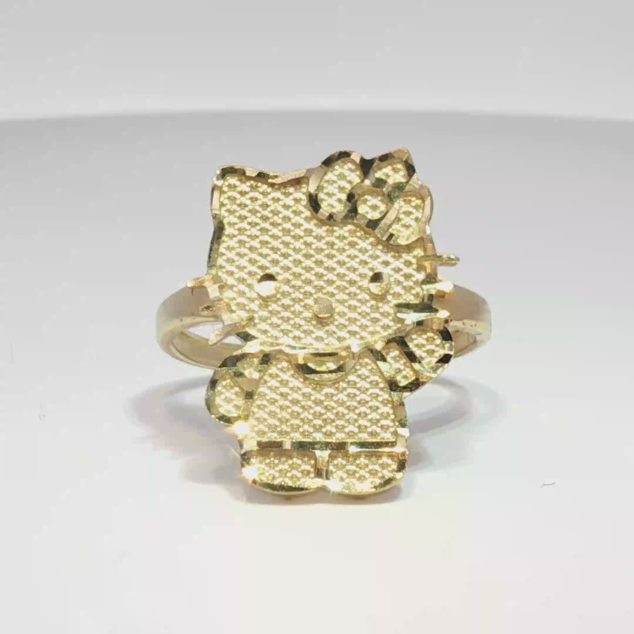 14K Hello Kitty Ring
