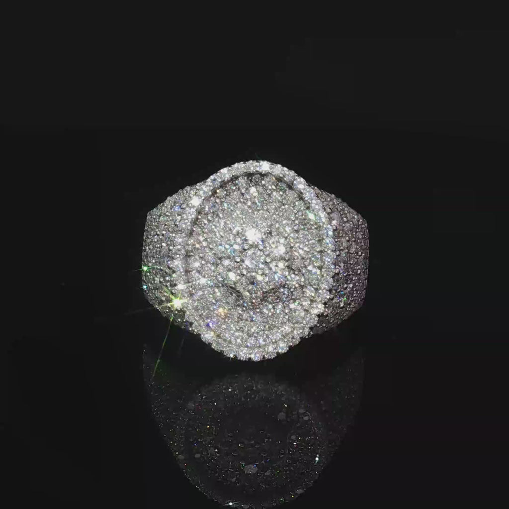 Mosaic Setting Cocktail Ring