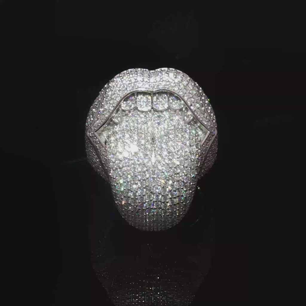 KISS ring 925 moissanite