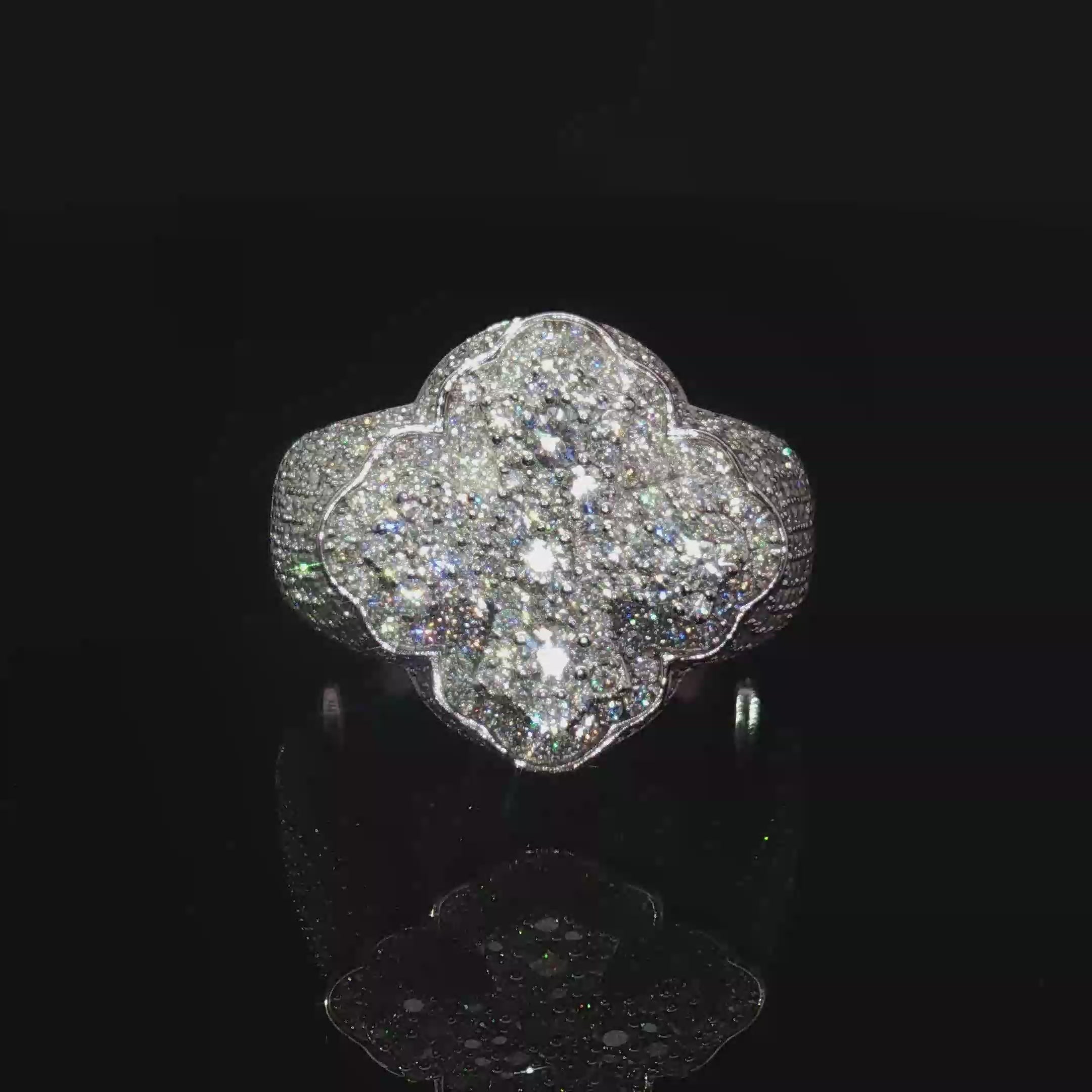 Imperial Clover Flood Ring