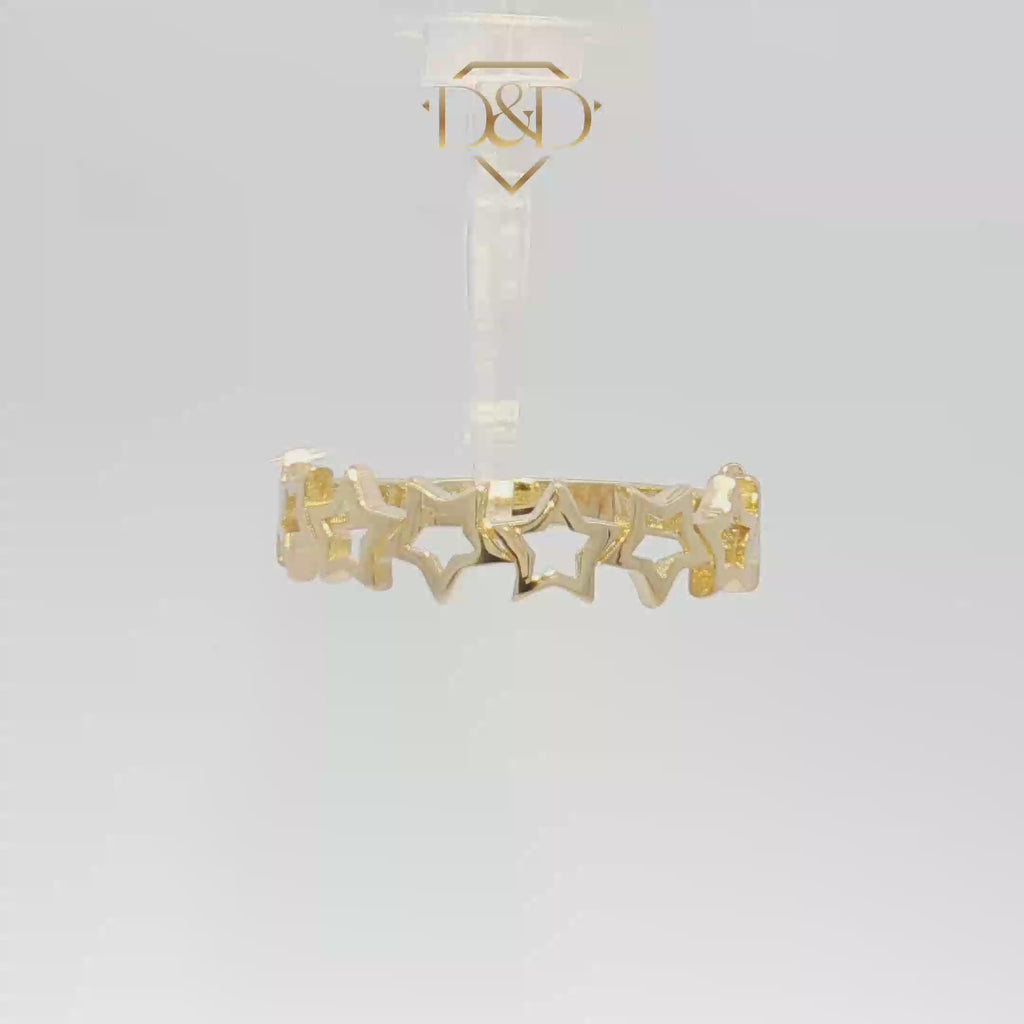 14K Stars Design Ring