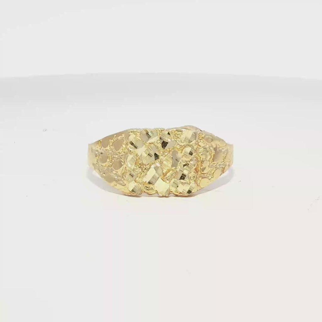S Nugget Ring 10k