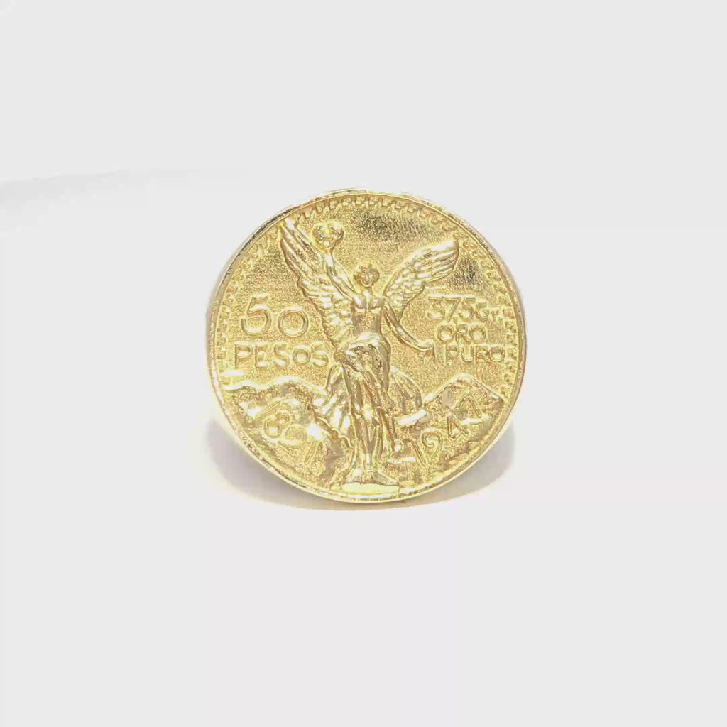 14K Medium Centenario Ring