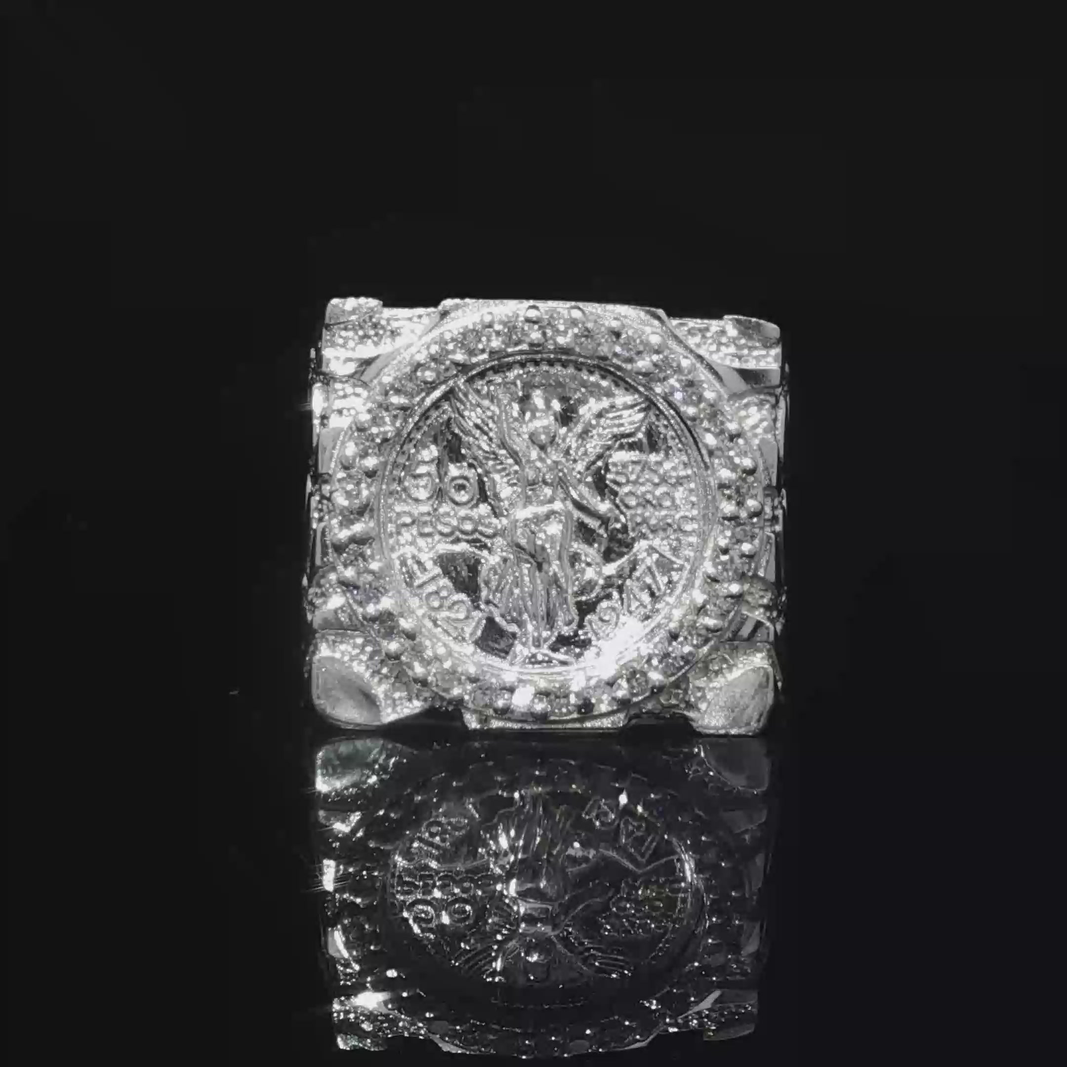 Centenario Nugget Ring .925 SS