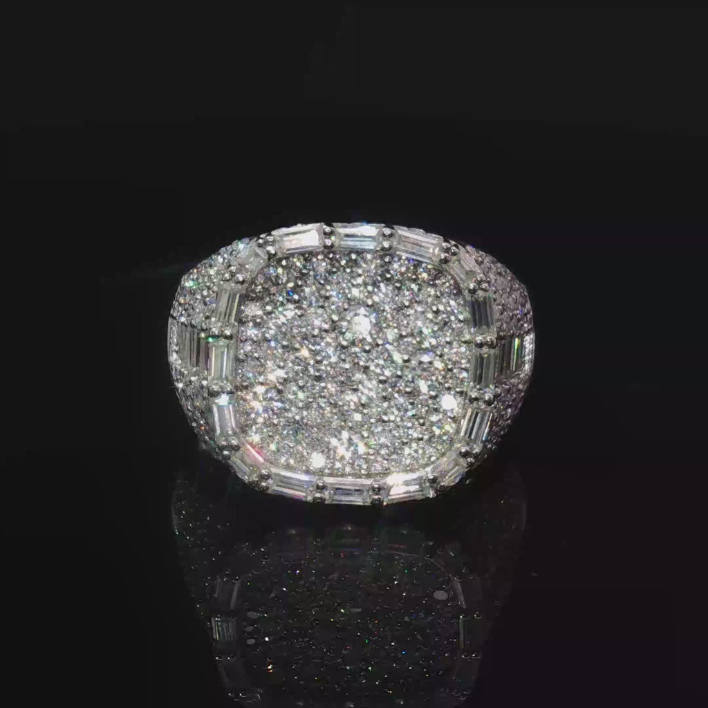 Baguette square ice ring