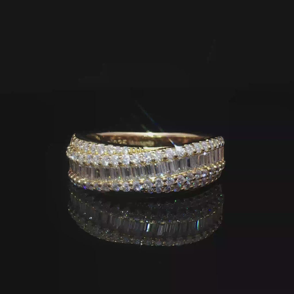 Multistone Band Ring