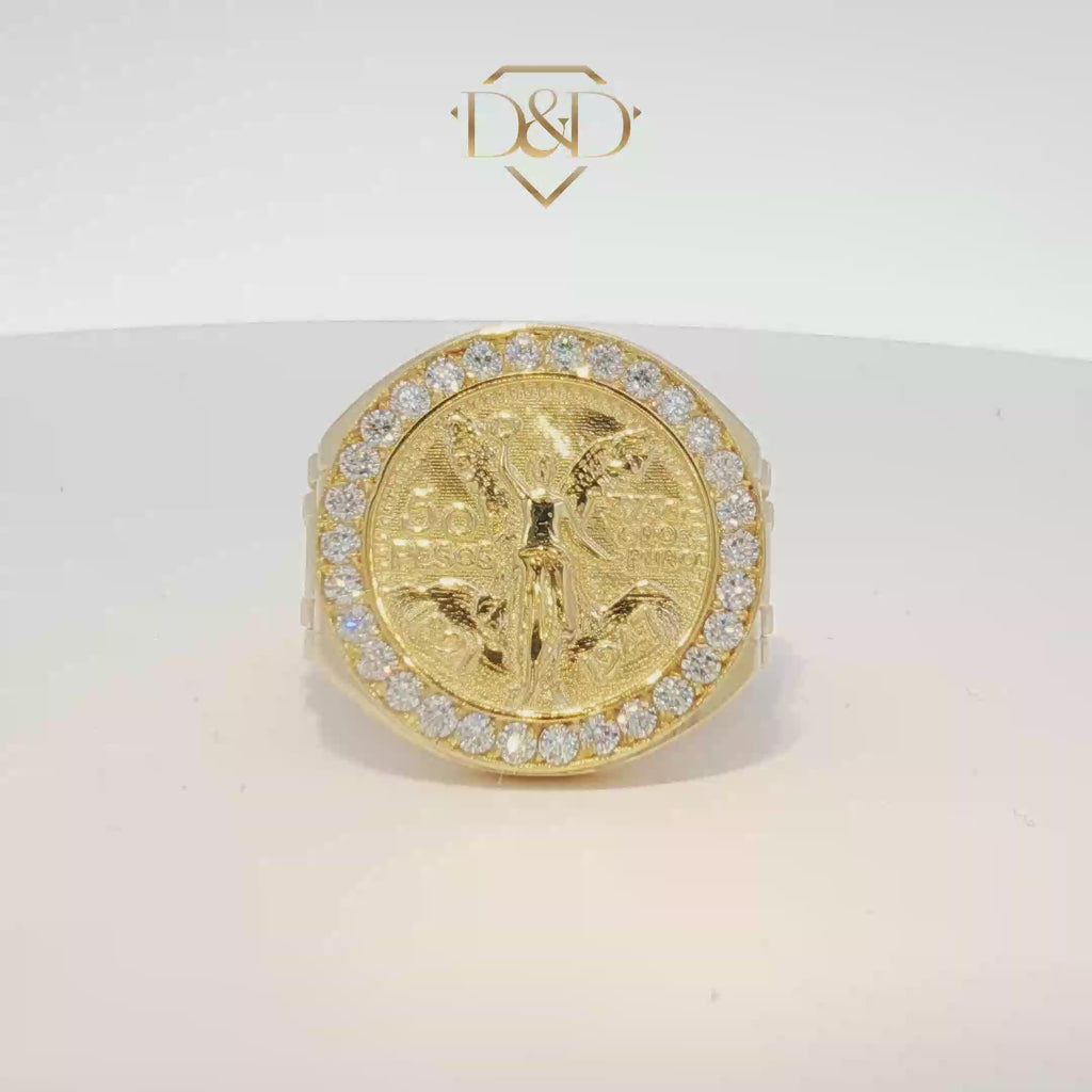 14K Centenario Rolex Ring