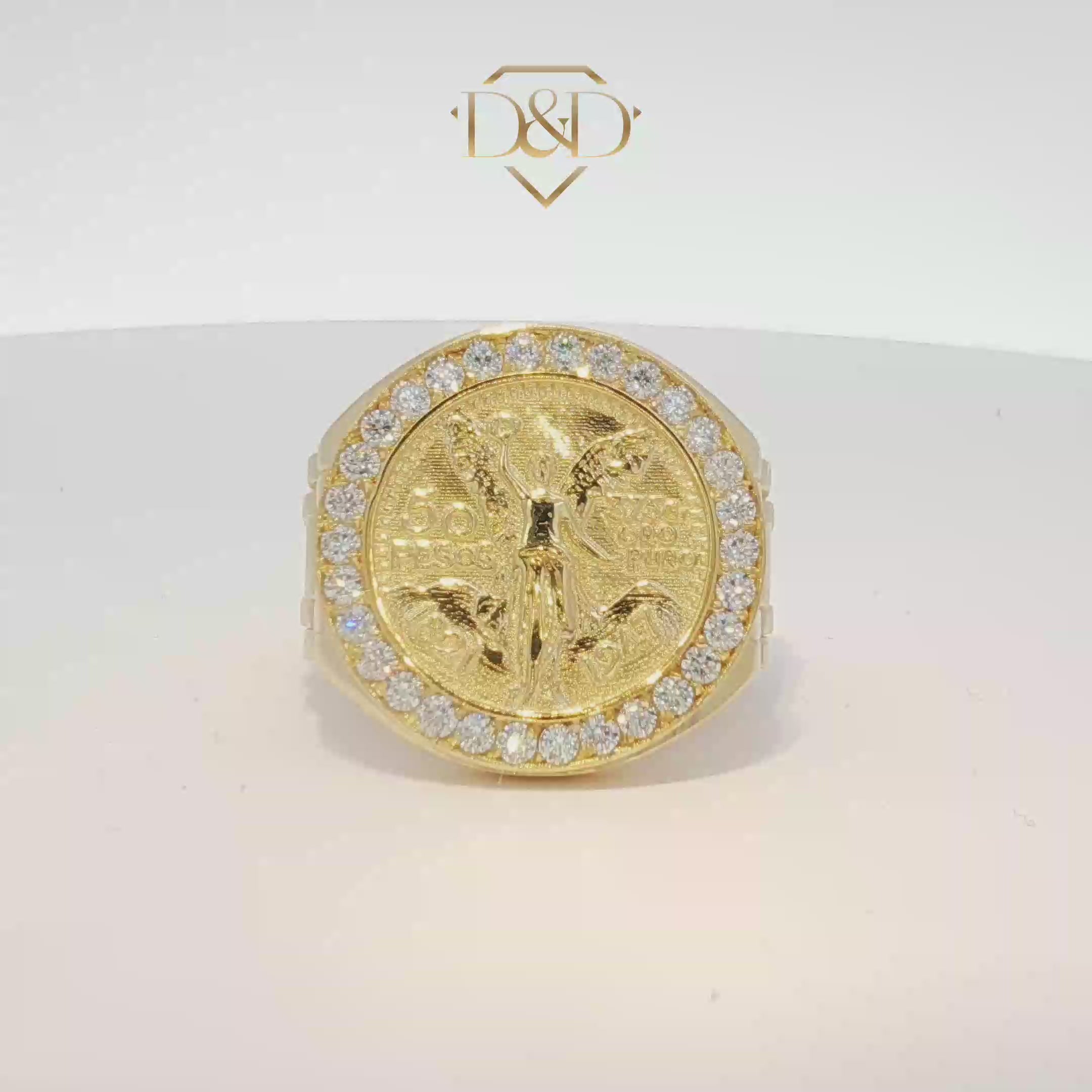 14K Centenario Rolex Ring