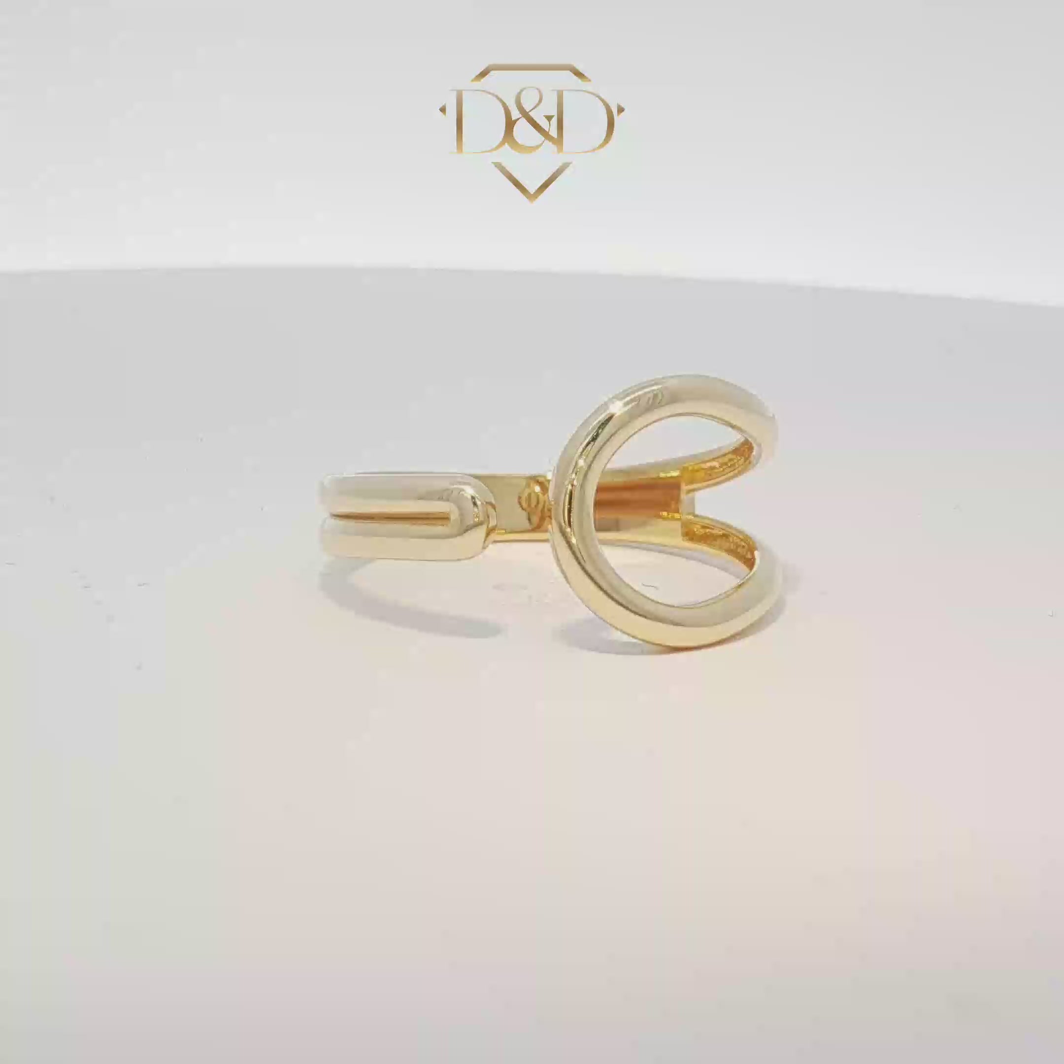 14K Modern Minimalist Band Ring