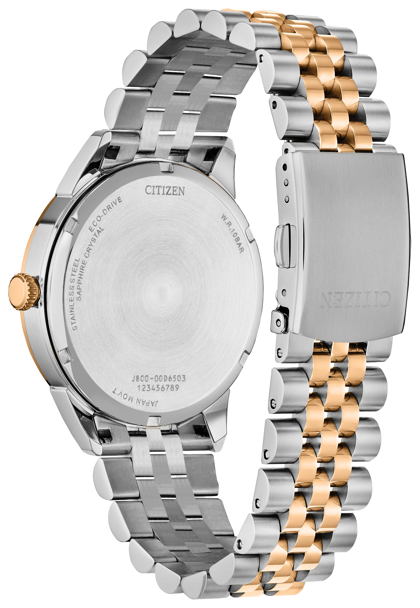 Citizen Rolan Brown Dial Two-Tone Stainless Steel Men's Watch AW0156-57X