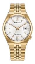 Citizen Tsuyosa 60 Automatic Silver Dial Gold-Tone Women's Watch NK0032-56A
