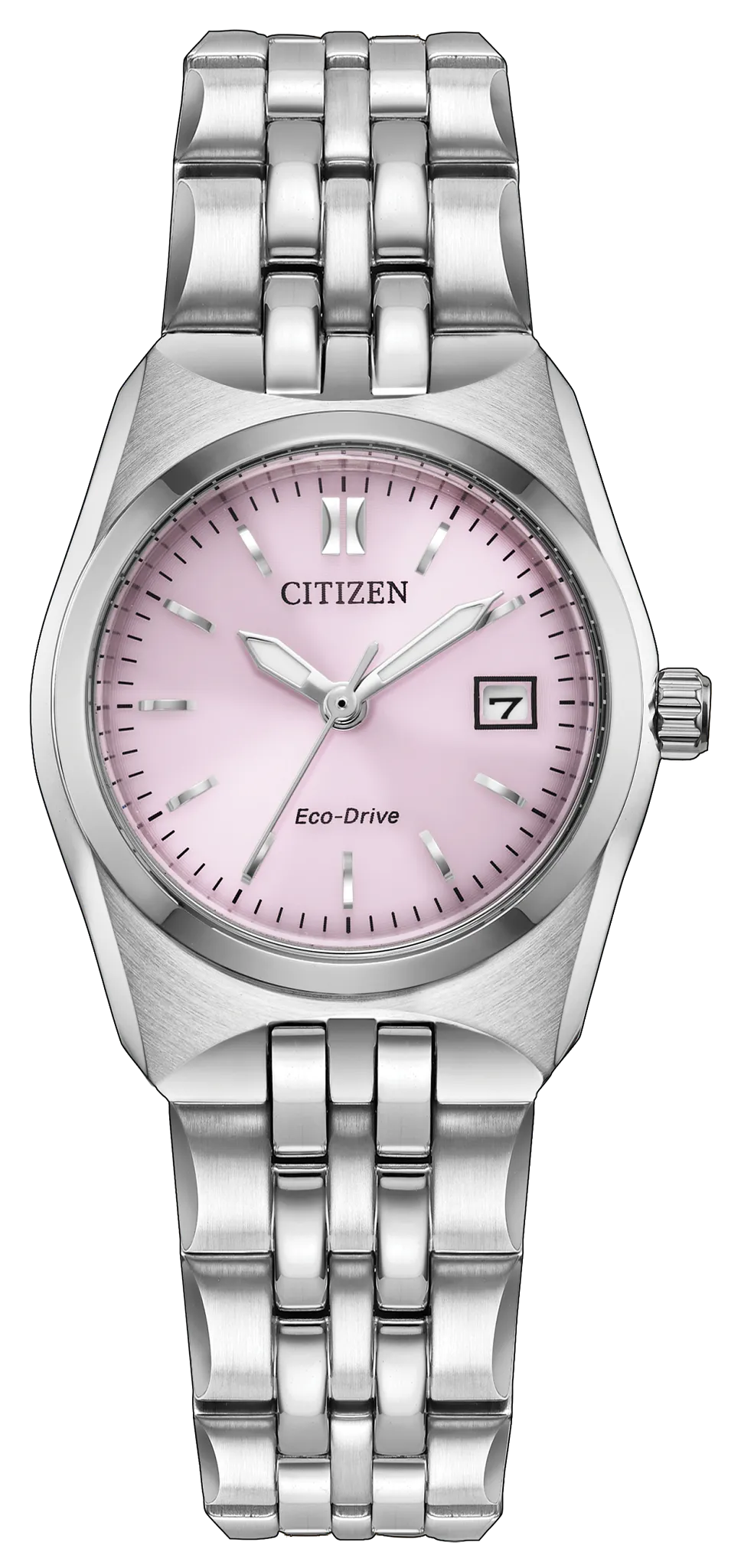 Citizen Corso Pink Dial Stainless Steel Women's Watch EW2291-51X