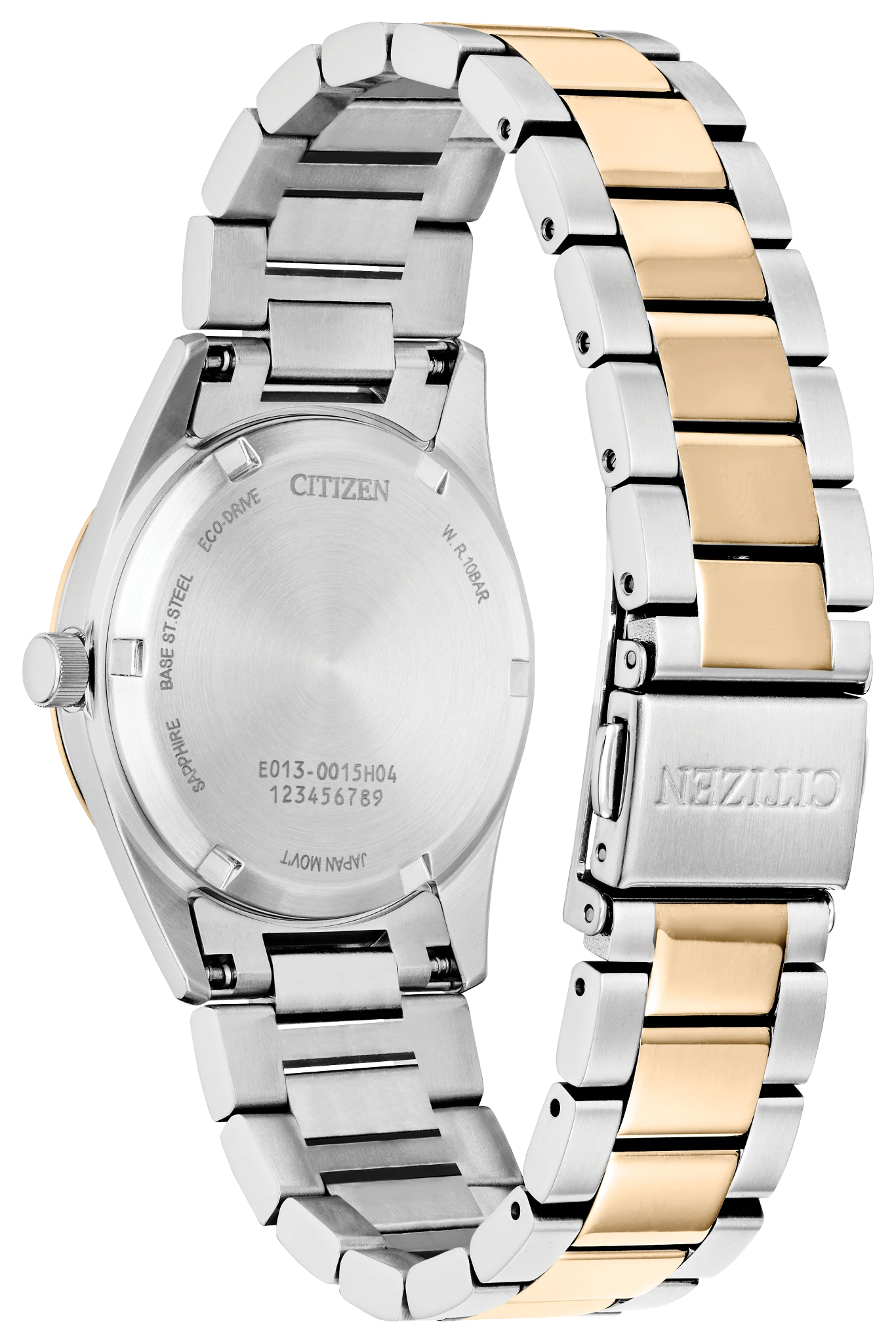 Citizen Sport Luxury Pink Dial Two-Tone Stainless Steel Women's Watch EW2706-58X