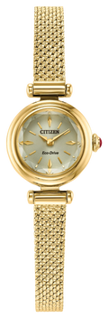 Citizen Fio Gold-Tone Dial Stainless Steel Watch EG7086-57P