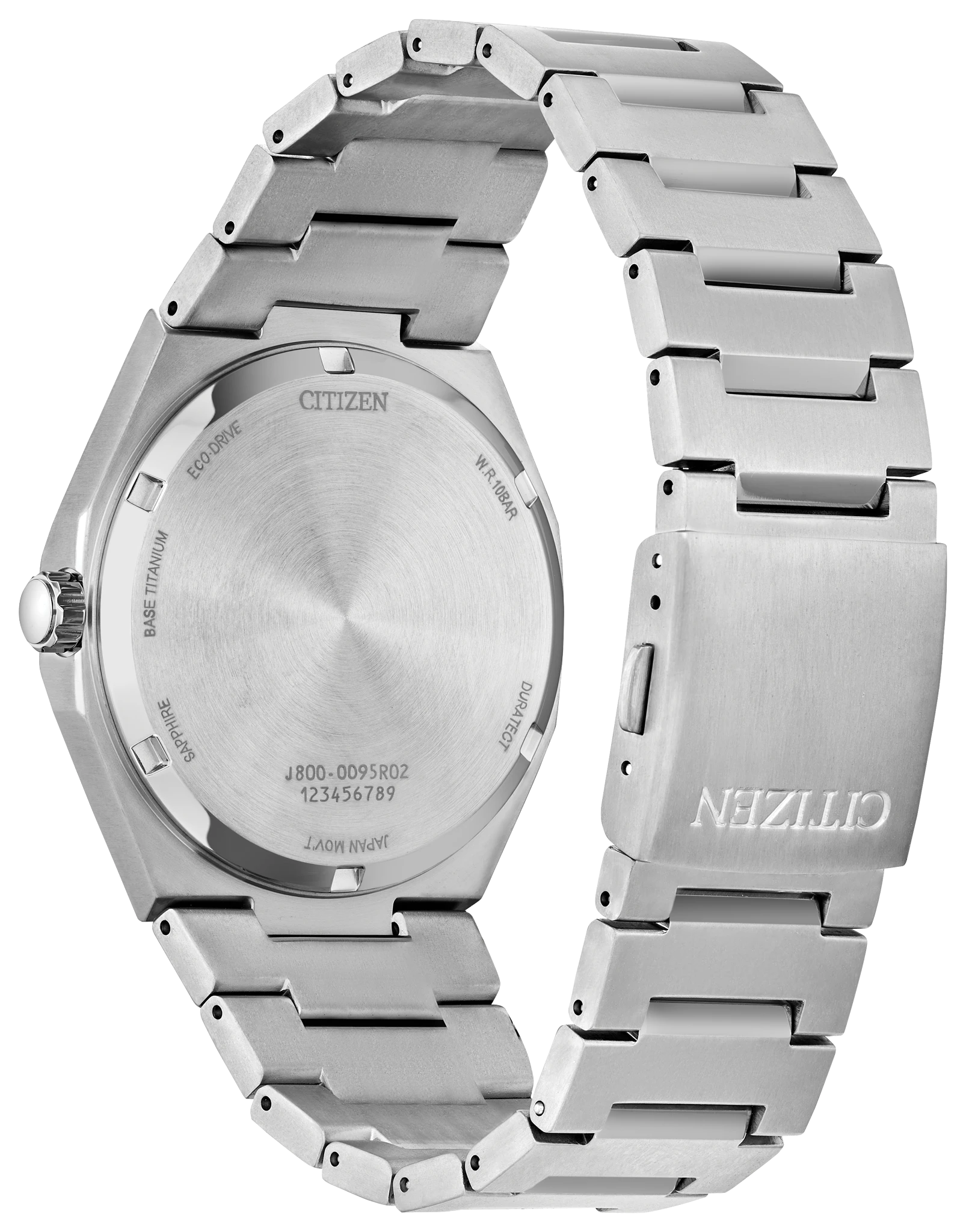 Citizen Zenshin Green Dial Super Titanium Bracelet Watch AW0130-85X